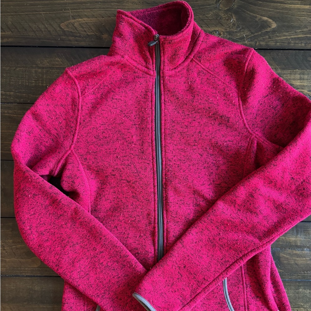 Eddie Bauer Women's Fuchsia Teddy Jacket